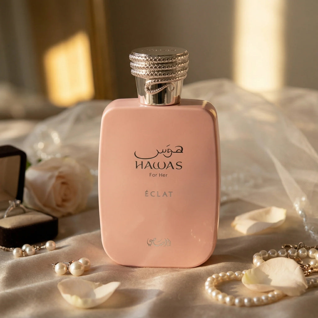 Rasasi Hawas For Her Eclat — Elegancia luminosa y adictiva