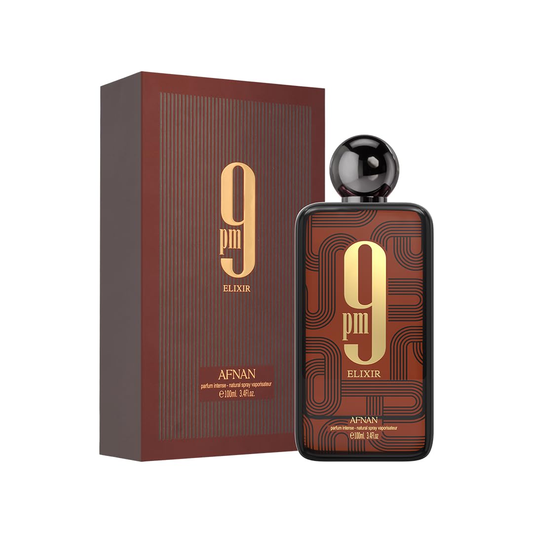 Afnan 9 PM Elixir — Intensidad premium que seduce
