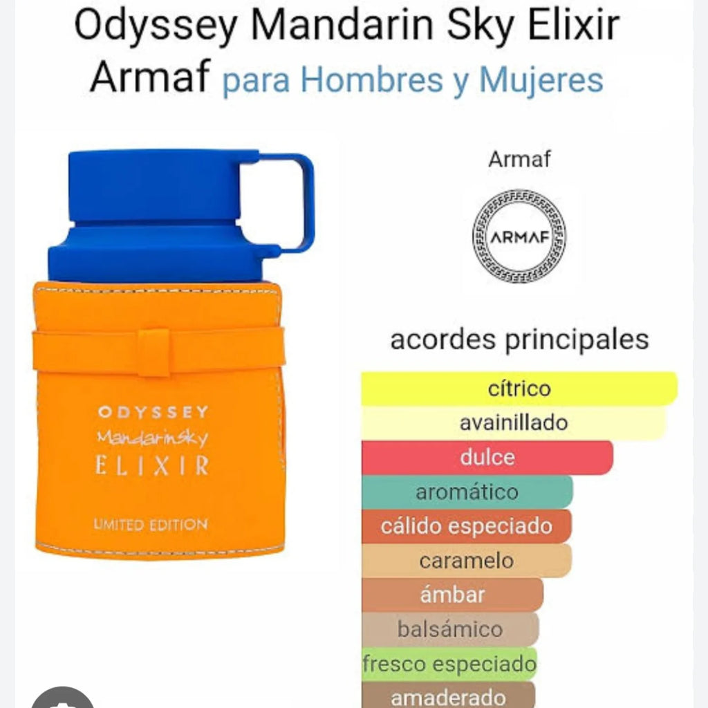 Odyssey Mandarin Sky Elixir — Dulzura elegante que impone