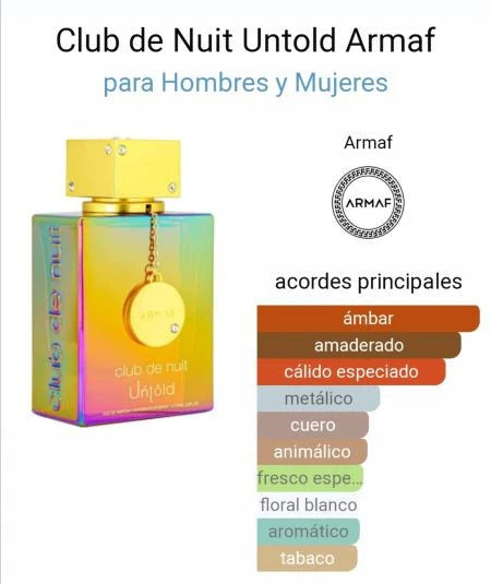 Club de Nuit Untold –Un perfume ambarado para que destaques
