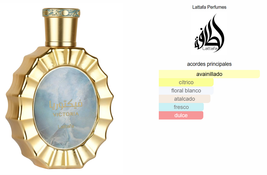 Lattafa Victoria — Un aroma dulce que enamora desde el primer spray