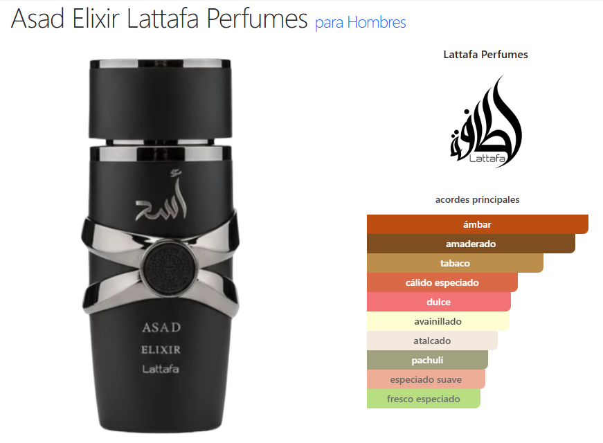 Asad Elixir — Intensidad que deja huella