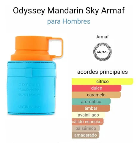Odyssey Mandarin Sky – Aroma Irresistible con 10+ Horas de Duración