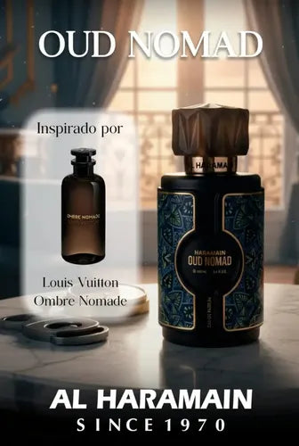 Al Haramain Oud Nomad — Lujo árabe que impone presencia