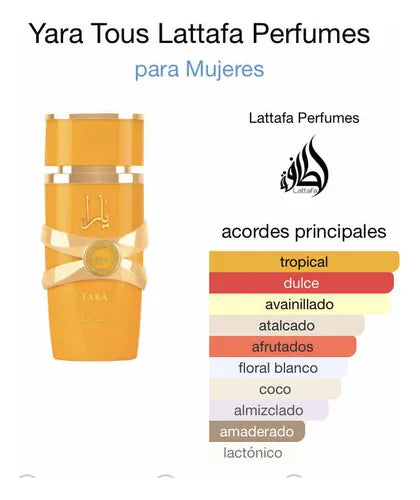 Yara Tous Lattafa - Dulce tropical irresistible que engancha