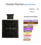 Rayhaan Obsidian — Elegancia oscura y magnética