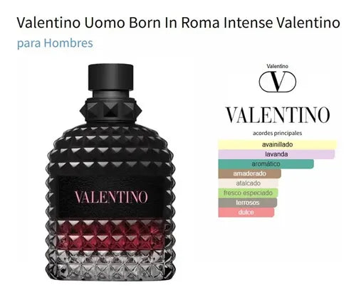 Valentino Uomo Born in Roma Intense — Vainilla elegante con espíritu moderno