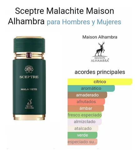 Sceptre Malachite – Maison Alhambra | Elegancia que destaca