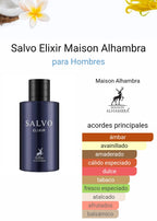 Maison Alhambra Salvo Elixir — Intensidad que deja huella