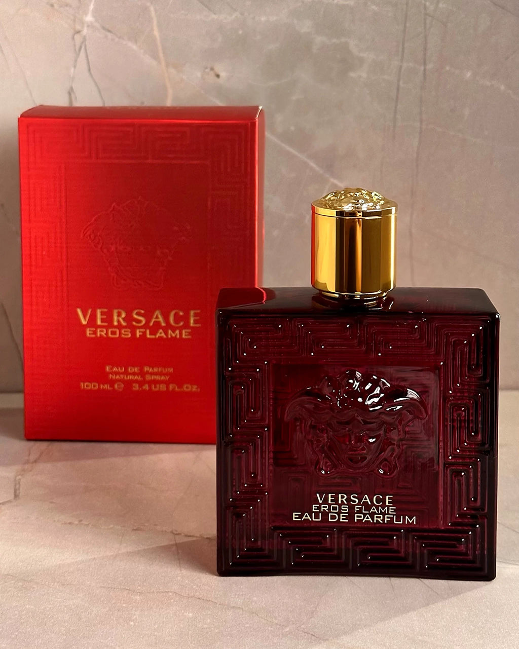 Versace Eros Flame — Pasión intensa con elegancia masculina