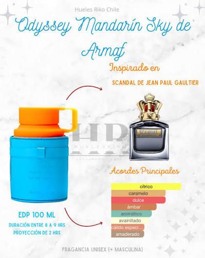 Odyssey Mandarin Sky – Aroma Irresistible con 10+ Horas de Duración