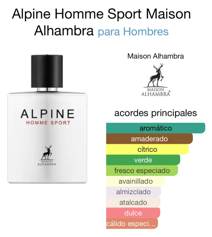 Alpine Homme Sport — Frescura deportiva que no falla