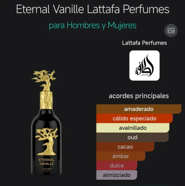 Eternal Vanille — Vainilla oscura con elegancia intensa