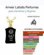 Lattafa Al Noble Ameer — Presencia, elegancia y carácter