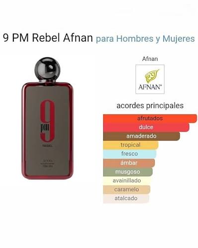 Afnan 9 PM Rebel — Dulce, atrevido y adictivo