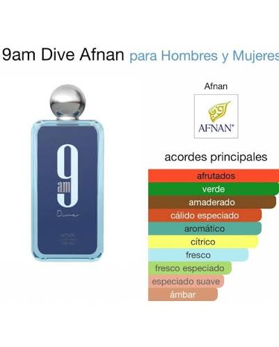 Afnan 9 AM Dive — Frescura que impacta desde el primer momento