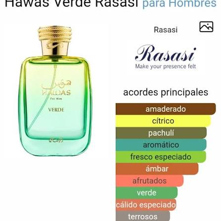 Rasasi Hawas Verde — Frescura limpia y elegante
