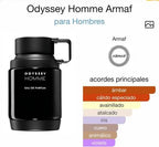 Odyssey Homme Black — Elegancia que deja huella
