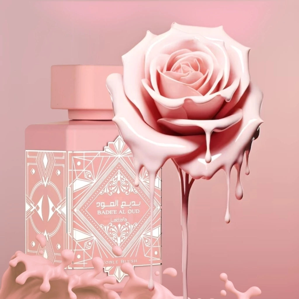 Bade'e Al Oud Noble Blush — Rosa cremosa y sofisticada