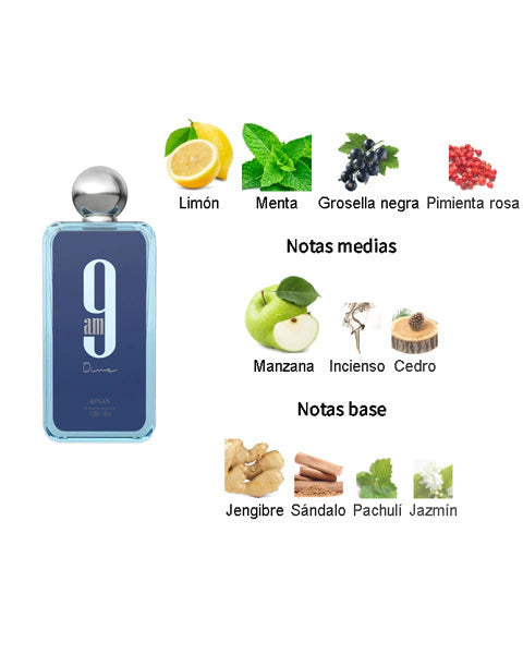 Afnan 9 AM Dive — Frescura que impacta desde el primer momento