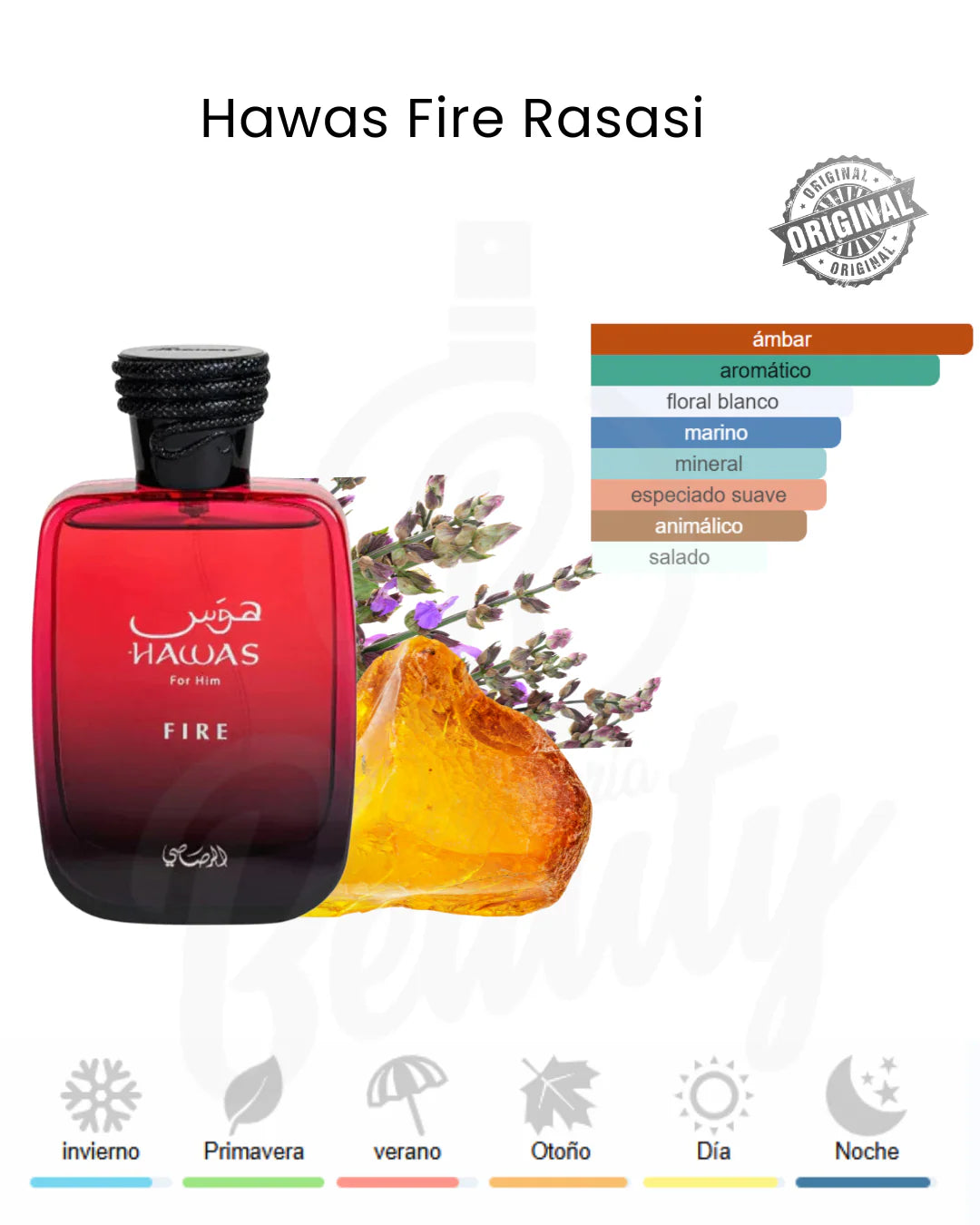 Hawas Fire – Rasasi | Dulce y juvenil perfecto