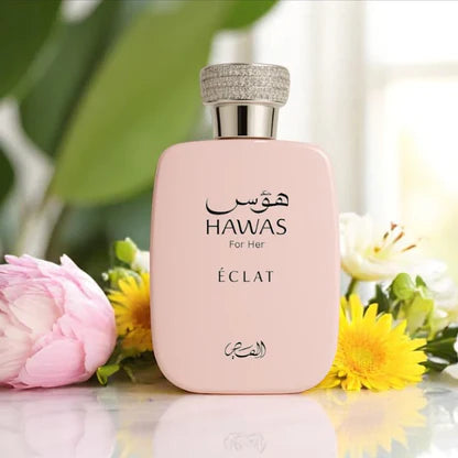 Rasasi Hawas For Her Eclat — Elegancia luminosa y adictiva