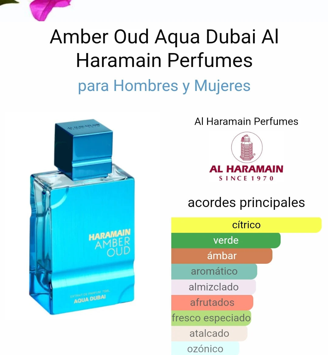Al Haramain Amber Oud Aqua Dubai — Frescura de lujo que destaca