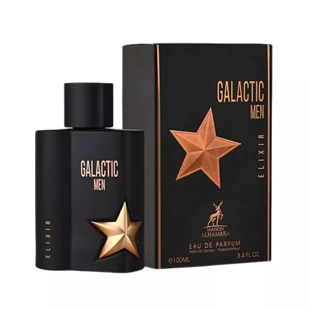 Maison Alhambra Galactic Men Elixir — Dulzura oscura con carácter