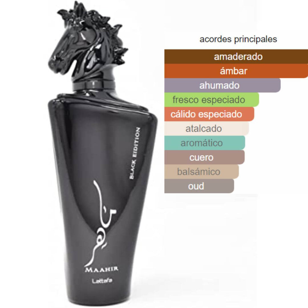 MAAHIR BLACK — Oscuro, elegante y adictivo