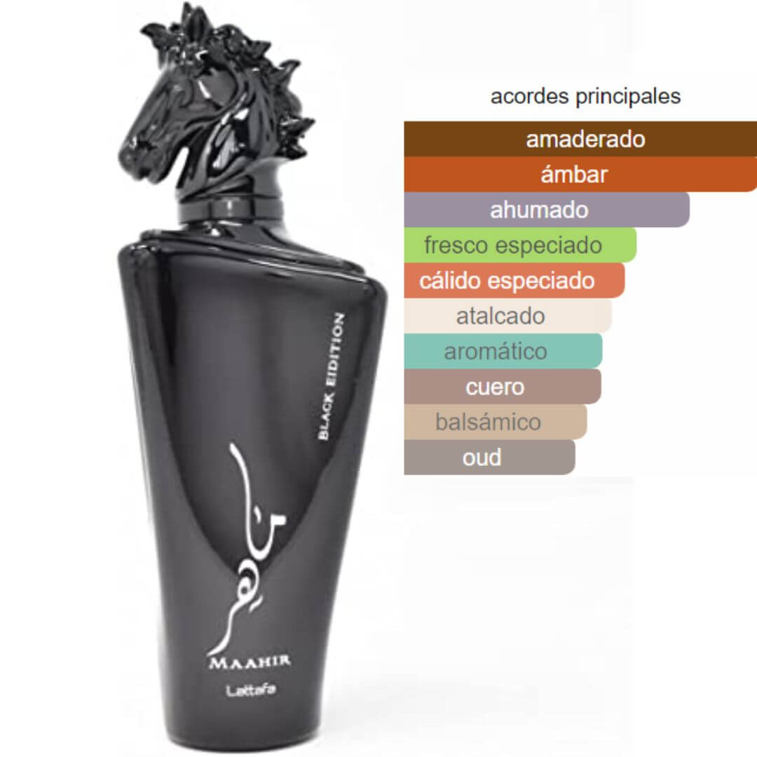 MAAHIR BLACK — Oscuro, elegante y adictivo